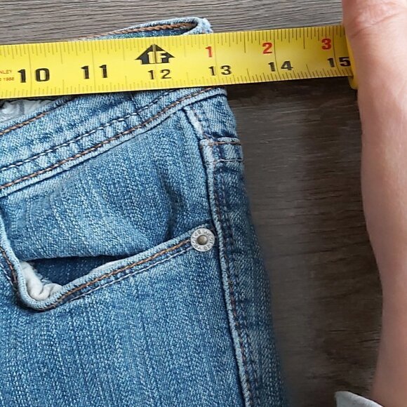 GIRLS Size 26 West 49 Jeans Denim Cotton Straight Legged Low Rise Jeans - Picture 6 of 8